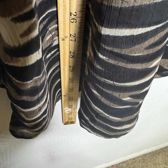 Ulla Popken Plus Size 24/26 Embellished Animal Print Tunic Top Beaded Jeweled - Picture 4 of 7